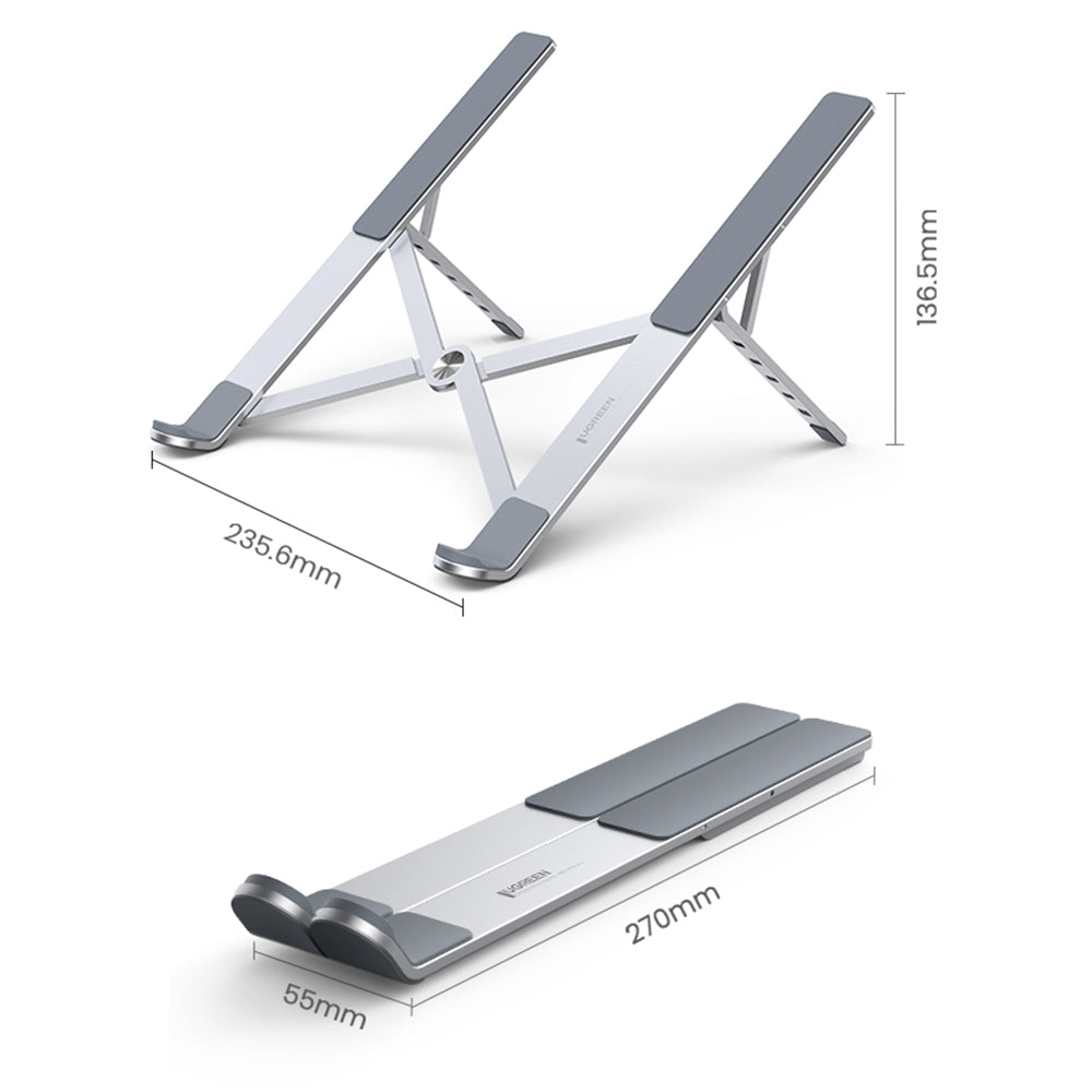 Suport UGREEN LP451 pentru Laptop max. 17.3inch, Argintiu