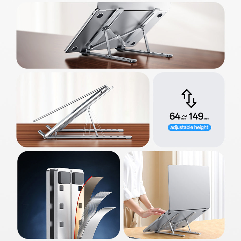 Suport Yesido LP07 pentru Laptop 13inch - 20inch, Argintiu