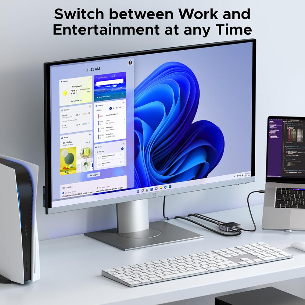 Switch Video HDMI / USB-C UGREEN AW503 (55452), Gri