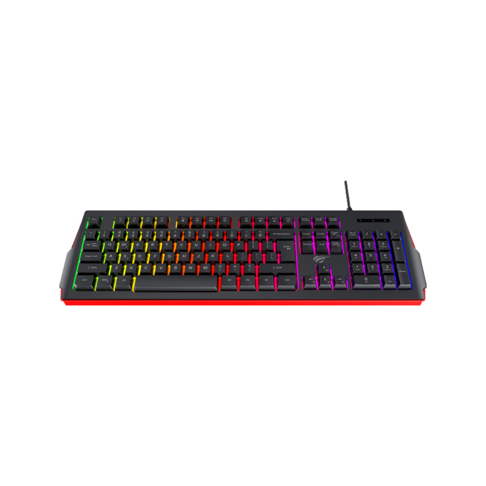 Tastatura Gaming Wired USB HAVIT KB866L, RGB, 1.4m, Neagra Rosie
