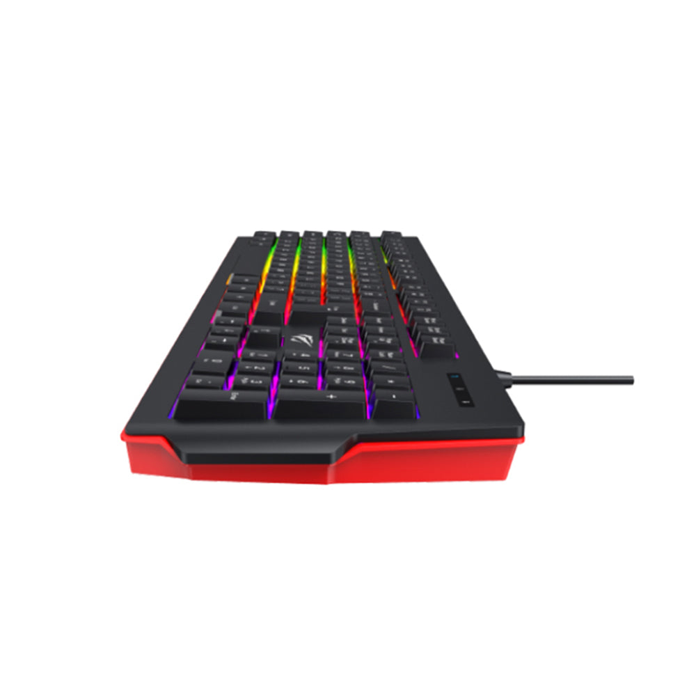 Tastatura Gaming Wired USB HAVIT KB866L, RGB, 1.4m, Neagra Rosie