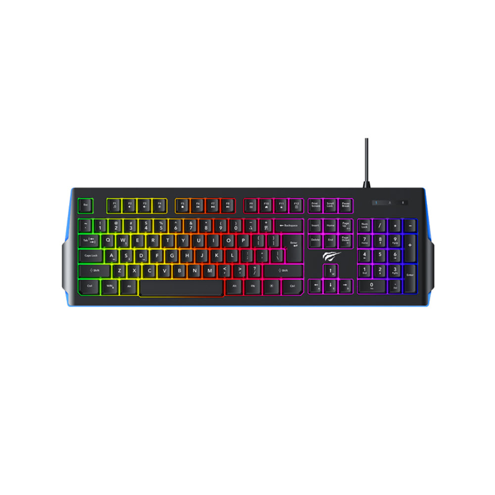 Tastatura Gaming Wired USB HAVIT KB866L, RGB, 1.4m, Neagra Rosie