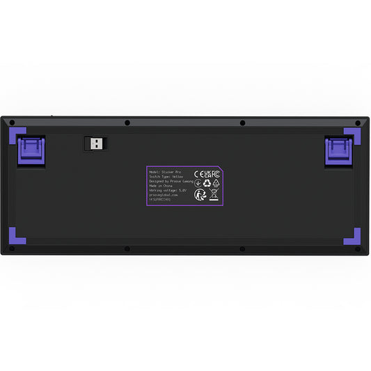 Tastatura Gaming Wireless Proove Slicker Pro, RGB, BT / Wi-Fi / Wired, 1.8m, Neagra WKSLPEN22416