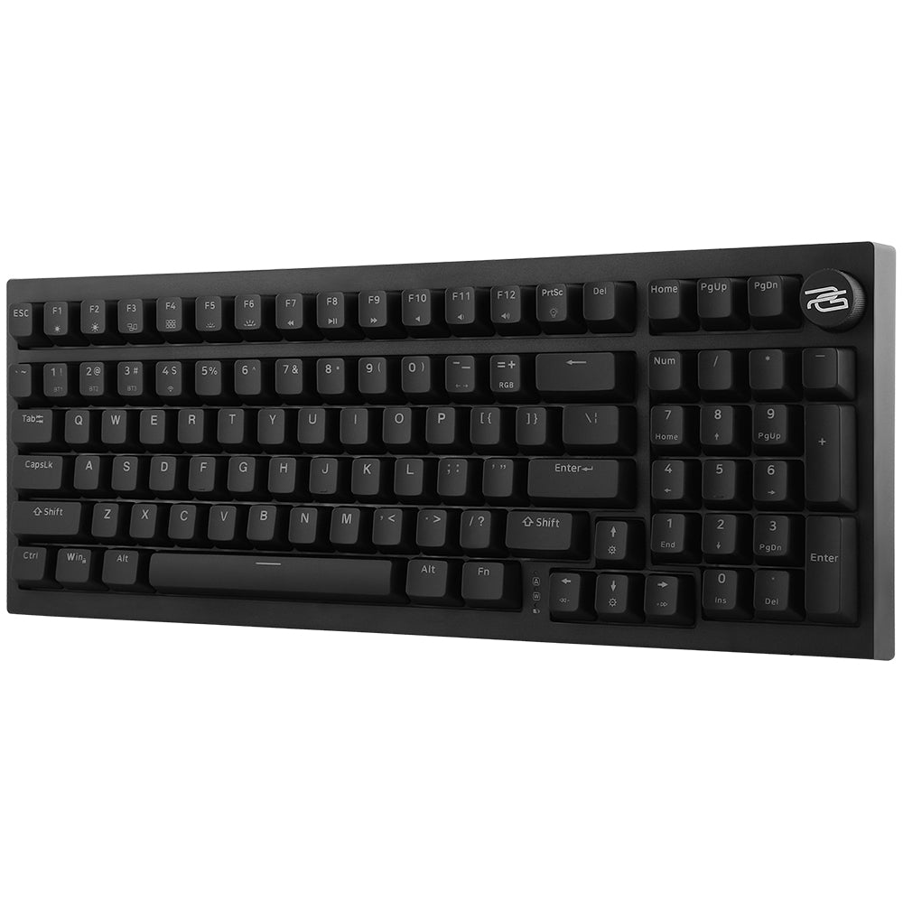 Tastatura Gaming Wireless Proove Slicker, RGB, BT / Wi-Fi / Wired, 1.8m, Neagra WKSLEN00022401