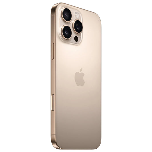 Telefon Mobil Apple iPhone 16 Pro Max, 256GB, Titanium Desert Sand MYWX3ZD/A