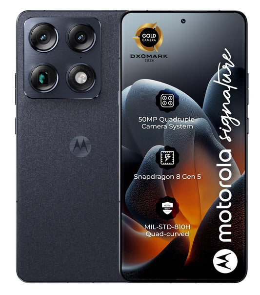 Telefon Mobil Motorola Signature 5G, 512GB, 16GB, Pantone Carbon PBAB0002SE