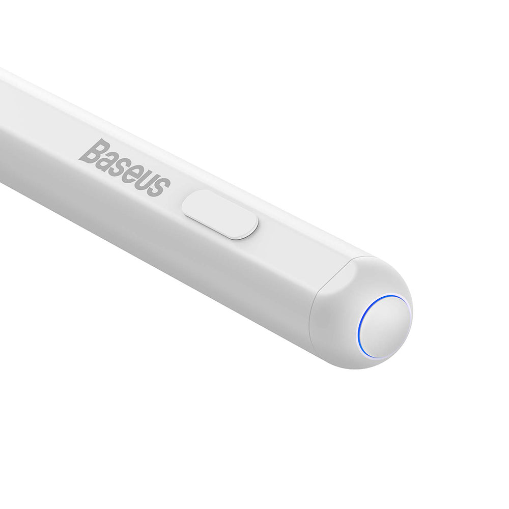Touch Pen Baseus Smooth Writing 2 Series pentru Apple iPad, Versiune Wireless Activ, Alb SXBC080102