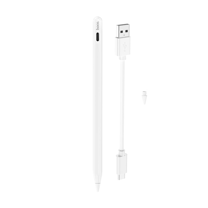 Touch Pen HOCO GM113 pentru Apple iPad, Versiune Activ, Alb