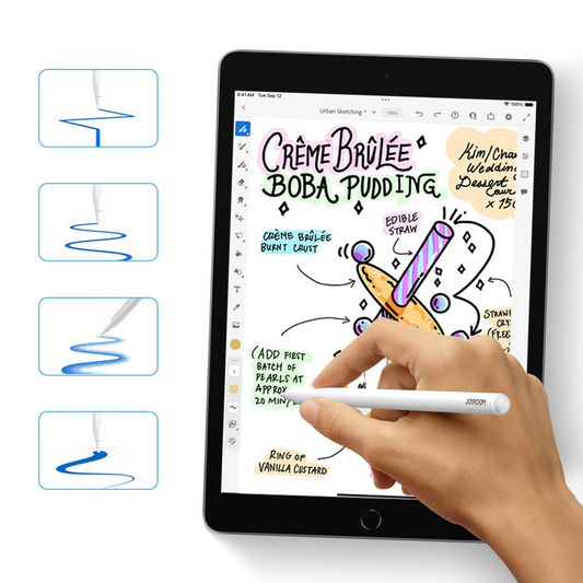Touch Pen Joyroom JR-X9S Pro pentru Apple iPad, Versiune Activ, Alb