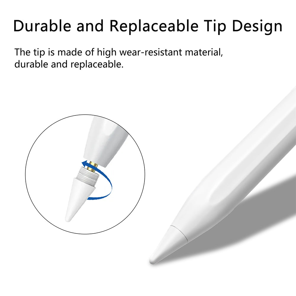 Touch Pen Techsuit AC10-CP pentru Apple iPad, Versiune Activ, Alb