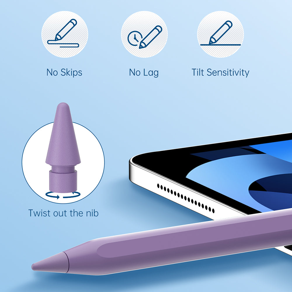 Touch Pen Techsuit AC10SH pentru Apple iPad, Versiune Activ, Alb