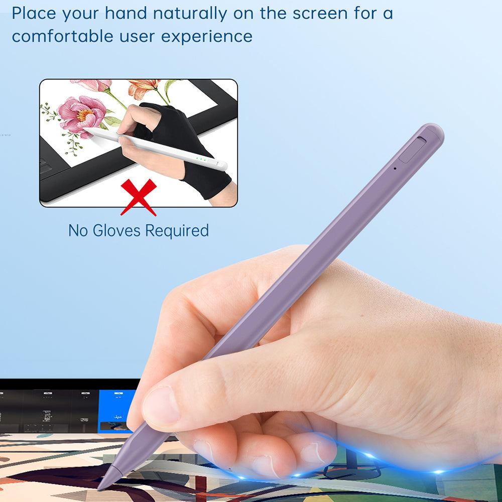 Touch Pen Techsuit AC10SH pentru Apple iPad, Versiune Activ, Alb