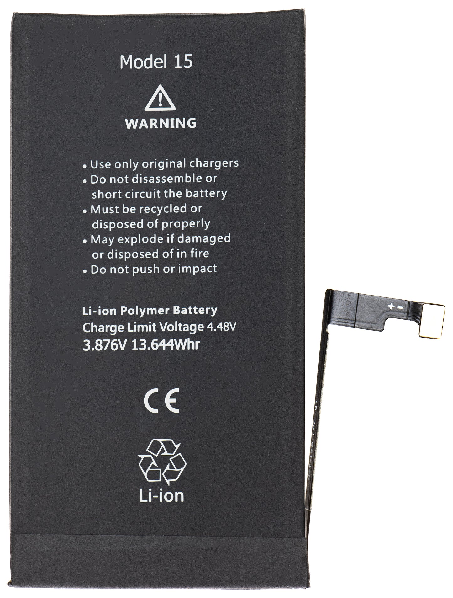 Acumulator Apple iPhone 15, High Capacity