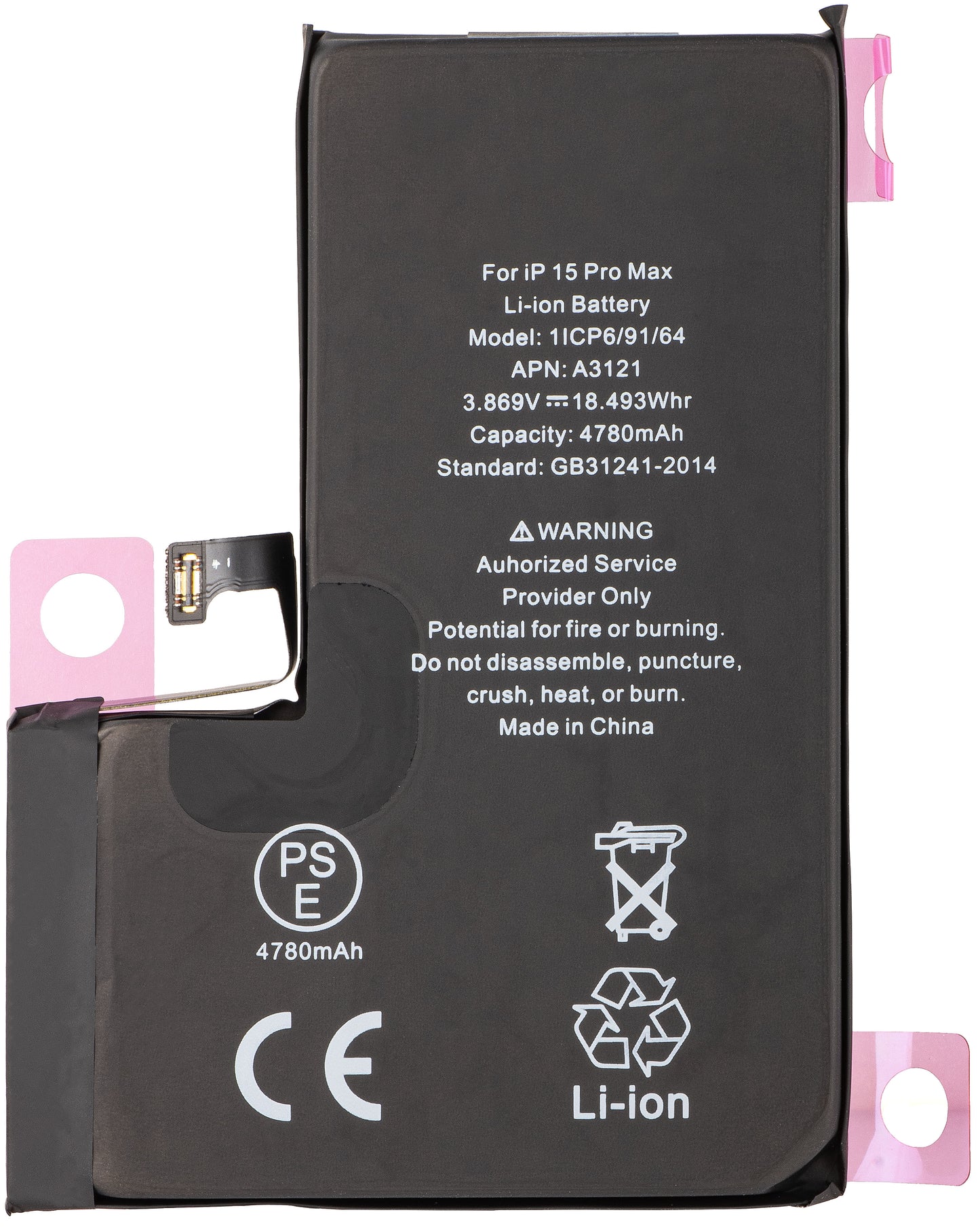 Acumulator Apple iPhone 15 Pro Max, Diagnostic High Capacity