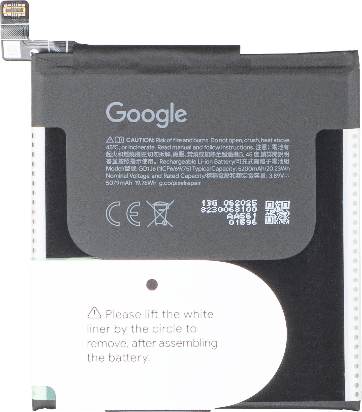 Acumulator Google Pixel 10 Pro XL, GD1J6, Service Pack G949-01616-00