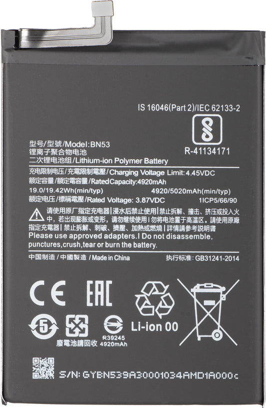 Acumulator pentru Xiaomi Redmi Note 10 Pro / 9 Pro, BN53
