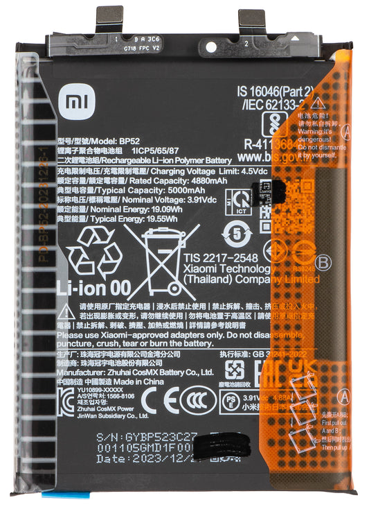 Acumulator Xiaomi Poco F6, BP52, Service Pack 1330102000136D