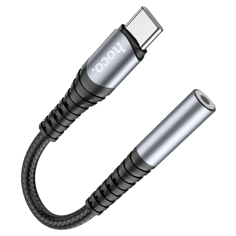 Adaptor Audio USB-C - 3.5mm HOCO LS33, Gri