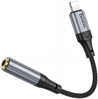 Adaptor Audio Lightning - 3.5mm HOCO LS36A, Gri
