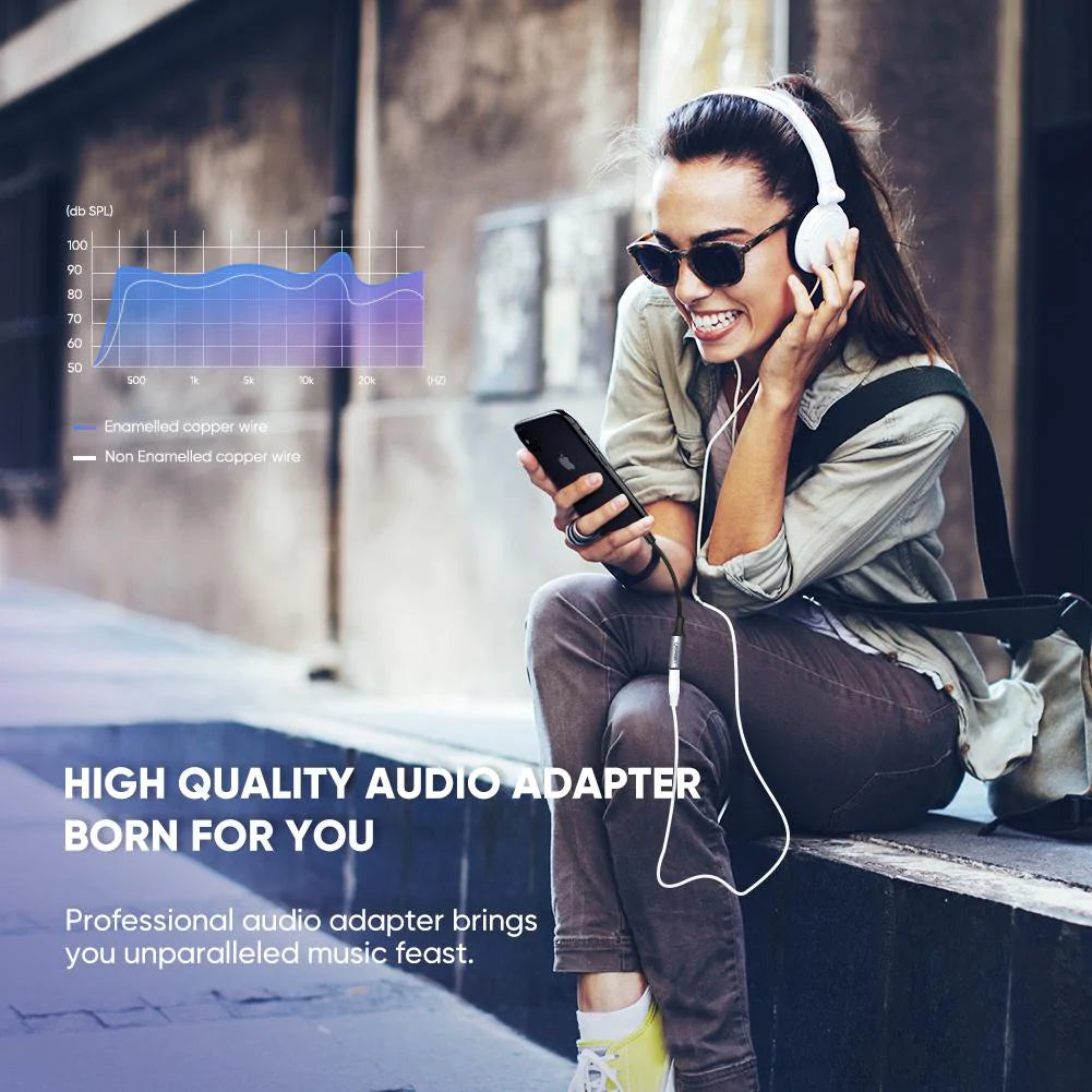 Adaptor Audio Lightning - 3.5mm UGREEN US211 (30756), Negru