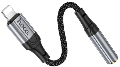 Adaptor Audio Lightning - 3.5mm HOCO LS36A, Gri