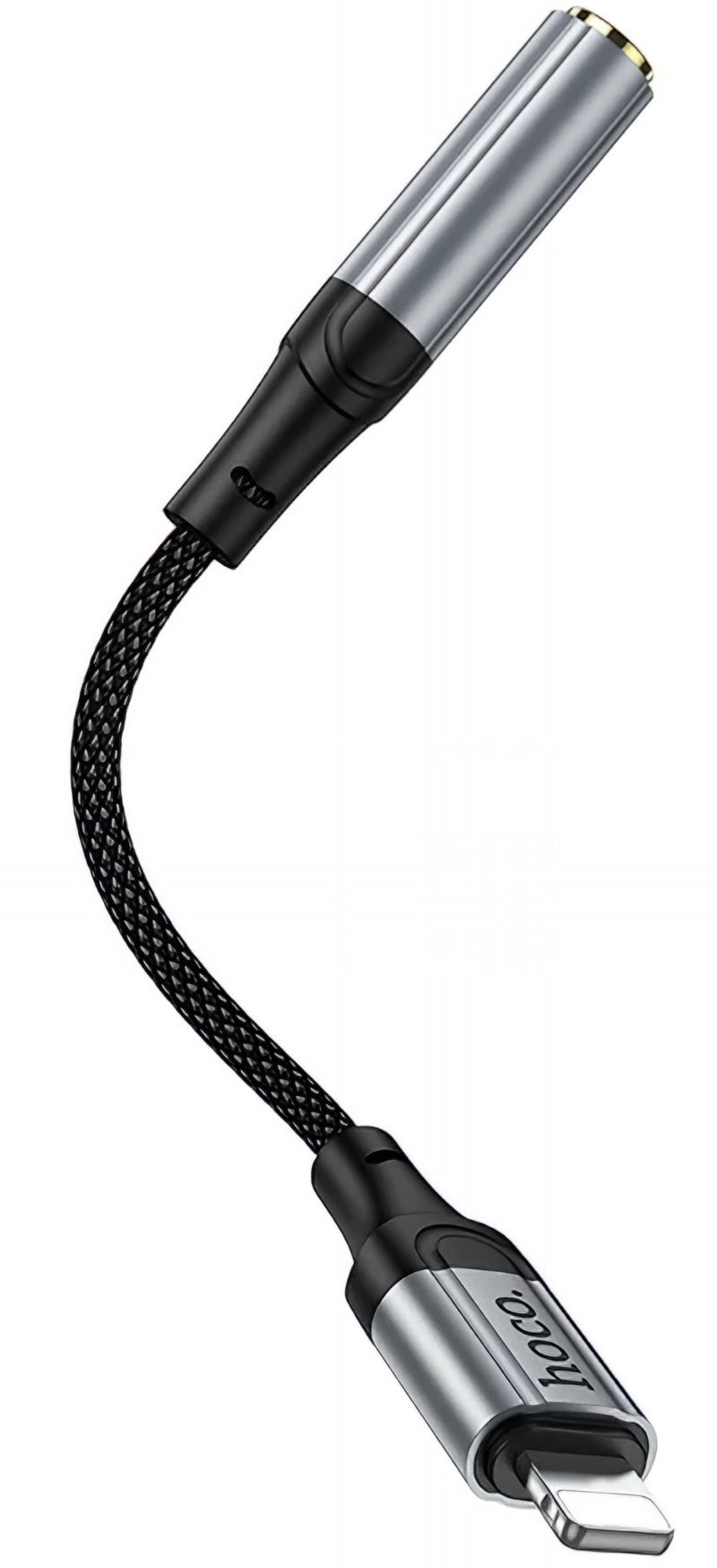 Adaptor Audio Lightning - 3.5mm HOCO LS36A, Gri