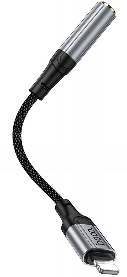 Adaptor Audio Lightning - 3.5mm HOCO LS36A, Gri