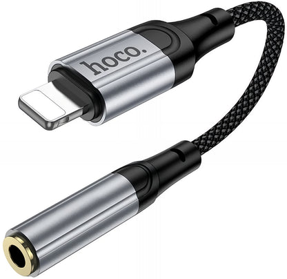 Adaptor Audio Lightning - 3.5mm HOCO LS36A, Gri