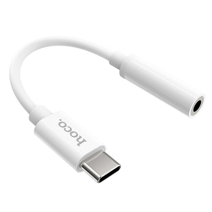 Adaptor Audio USB-C - 3.5mm HOCO LS30, Alb