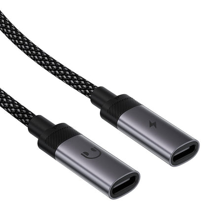 Adaptor Audio USB-C - 2 x USB-C Acefast J14, Negru