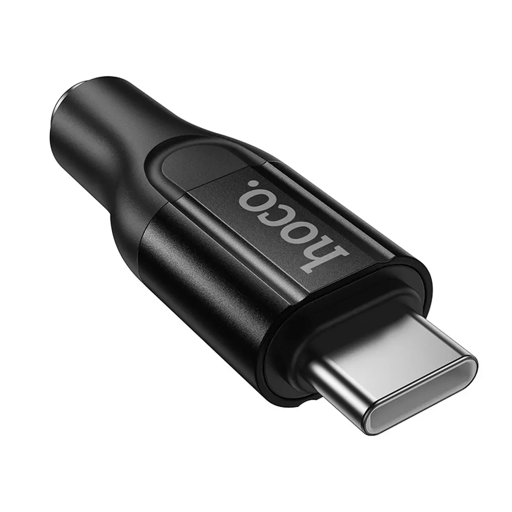 Adaptor Audio USB-C - 3.5mm HOCO UPA35, Negru