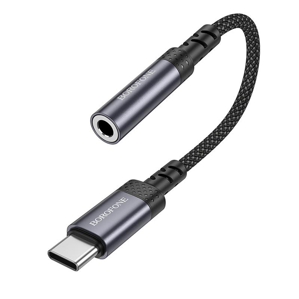 Adaptor Audio USB-C - 3.5mm Borofone BV24, Gri