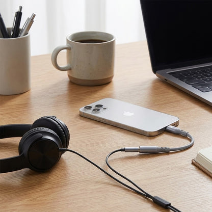 Adaptor Audio USB-C - 3.5mm Techsuit AC1 SoundFlex, Gri