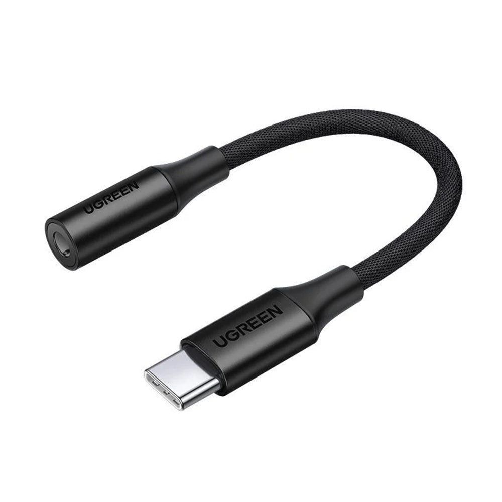 Adaptor Audio USB-C - 3.5mm UGREEN AV161, Negru