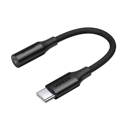 Adaptor Audio USB-C - 3.5mm UGREEN AV161, Negru