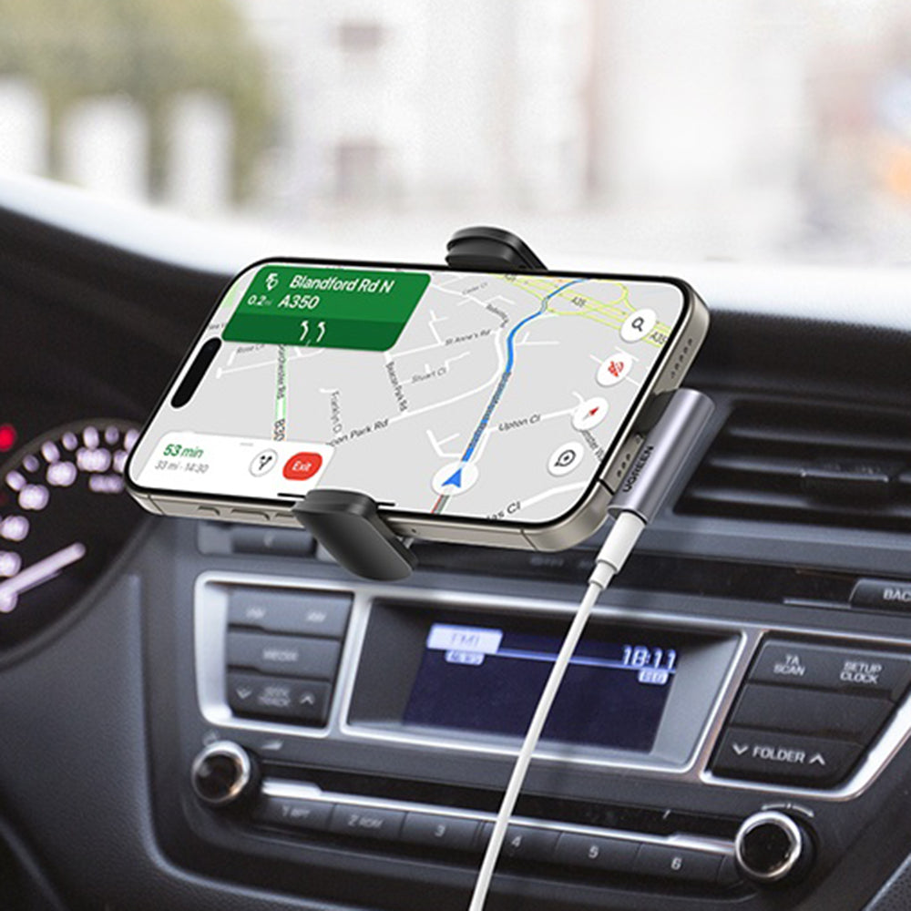 Adaptor Audio USB-C - 3.5mm UGREEN CM460 (20194) Angled, Gri