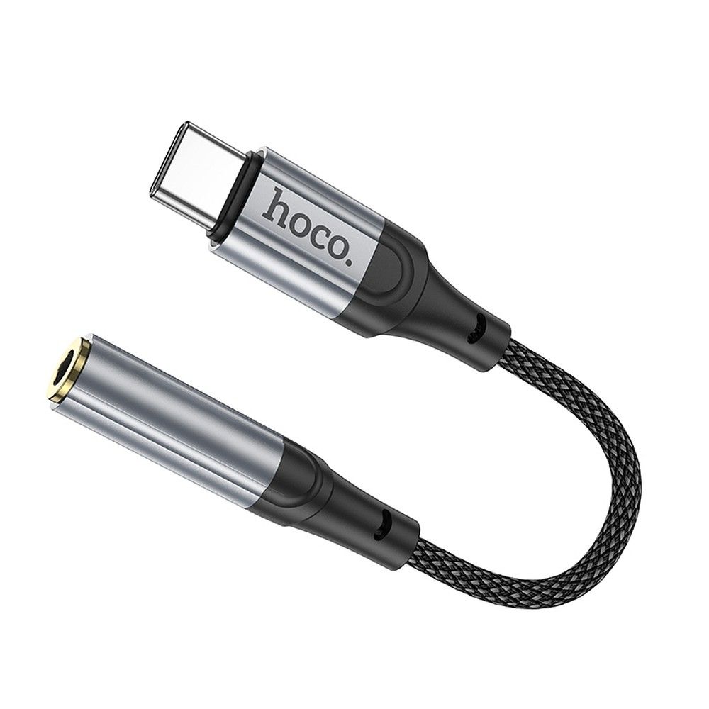 Adaptor Audio USB-C - 3.5mm HOCO LS36, Gri