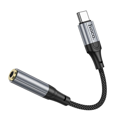 Adaptor Audio USB-C - 3.5mm HOCO LS36, Gri