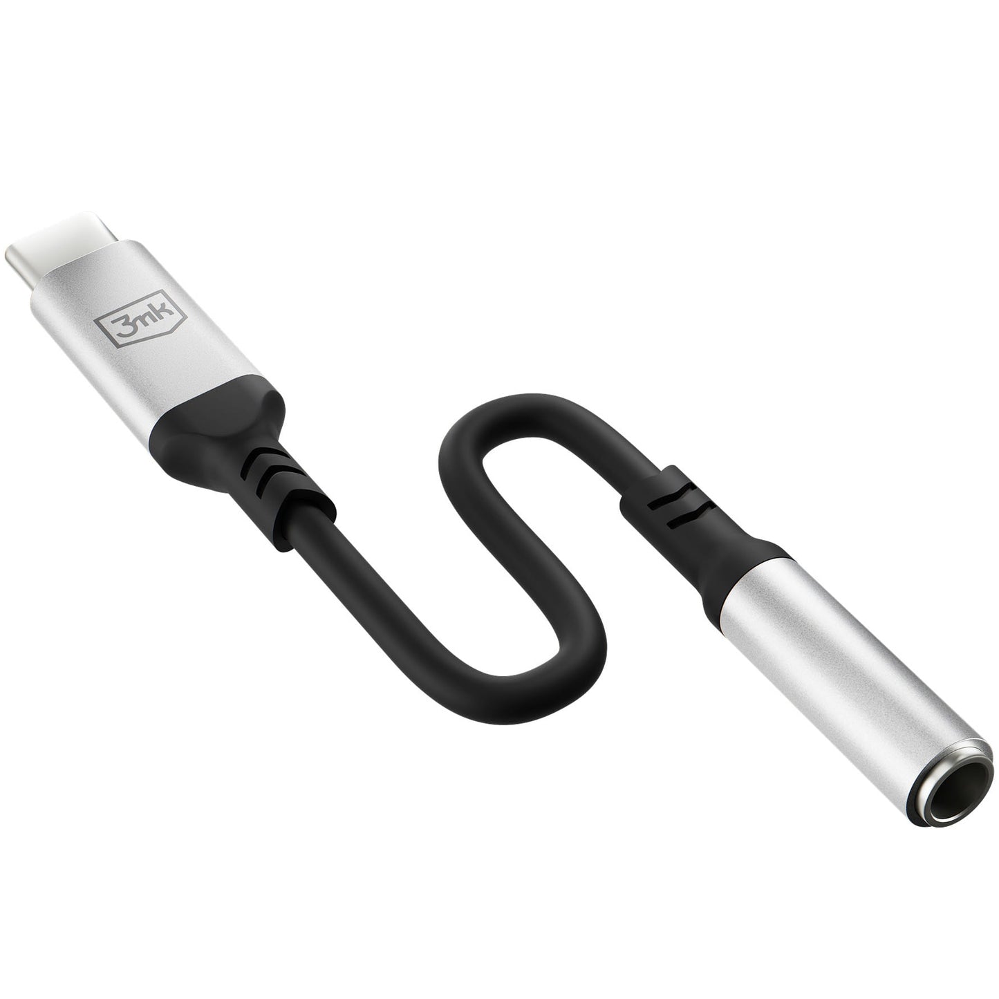 Adaptor Audio USB-C - 3.5mm 3MK, Argintiu