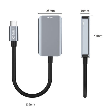 Adaptor Audio si Video USB-C - HDMI Tech-Protect Ultraboost, Negru