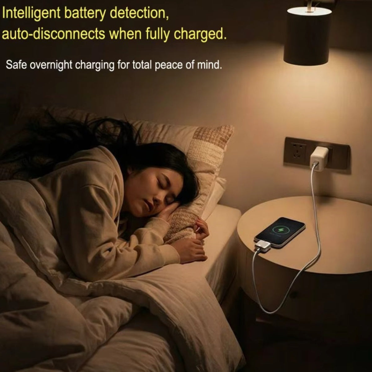 Adaptor Auto Disconnect USB-C KUWAJIA KH-51 pentru Alimentare cu Deconectare Automata si Protectie Baterie, Argintiu