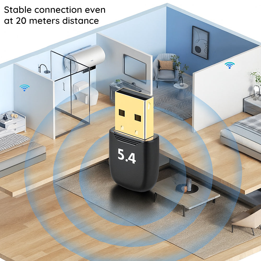 Adaptor Bluetooth USB Techsuit BlueJet A20, Negru