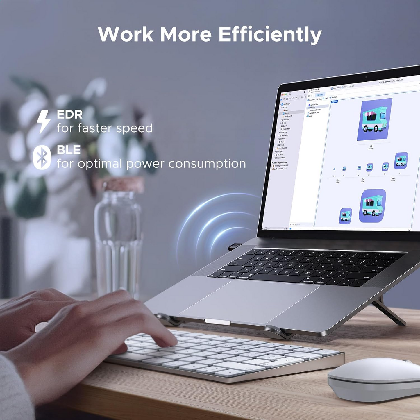 Adaptor Bluetooth USB UGREEN CM748 (75073), Negru