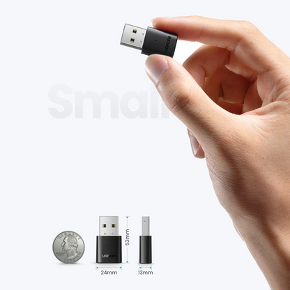 Adaptor Bluetooth USB UGREEN CM390 (80889) New Version, Negru