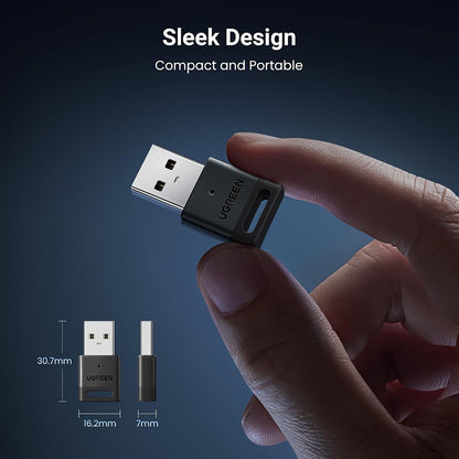 Adaptor Bluetooth USB UGREEN CM591 (35995), Negru