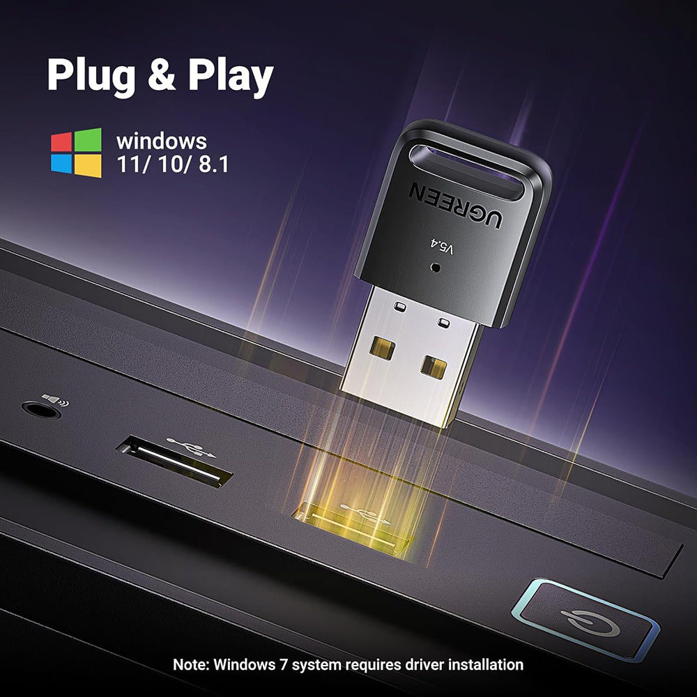 Adaptor Bluetooth USB UGREEN CM748 (35058), Negru