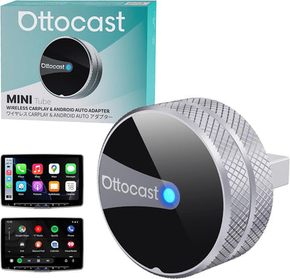 Adaptor Carplay / Android Auto Wireless Ottocast Mini Slim Tube pentru Apple iPhone / Android Series CP88-T4