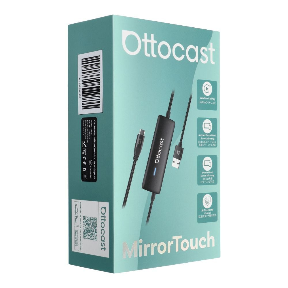 Adaptor Carplay / Android Auto Ottocast Mirror Touch pentru Apple iPhone / Android Series CA450-T