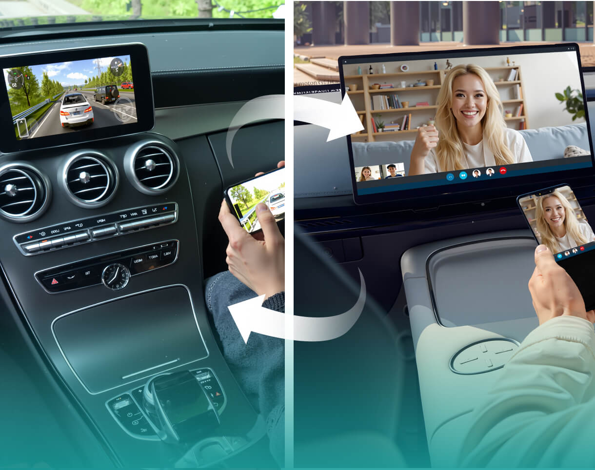 Adaptor Carplay / Android Auto Wireless Ottocast OttoAibox P3 Pro pentru Apple iPhone / Android Series, Resigilat PCS61-T