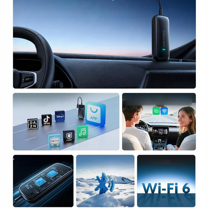 Adaptor Carplay / Android Auto Wireless Ottocast Play2Video Ultra pentru Apple iPhone / Android Series CA515-T